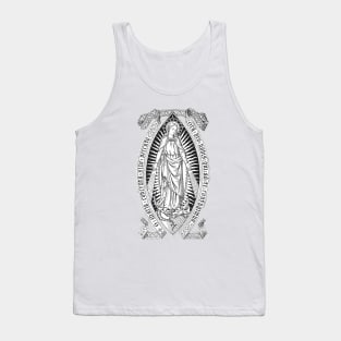 Immaculate Conception 03 - mosaic blue bkg (turqoise) Tank Top